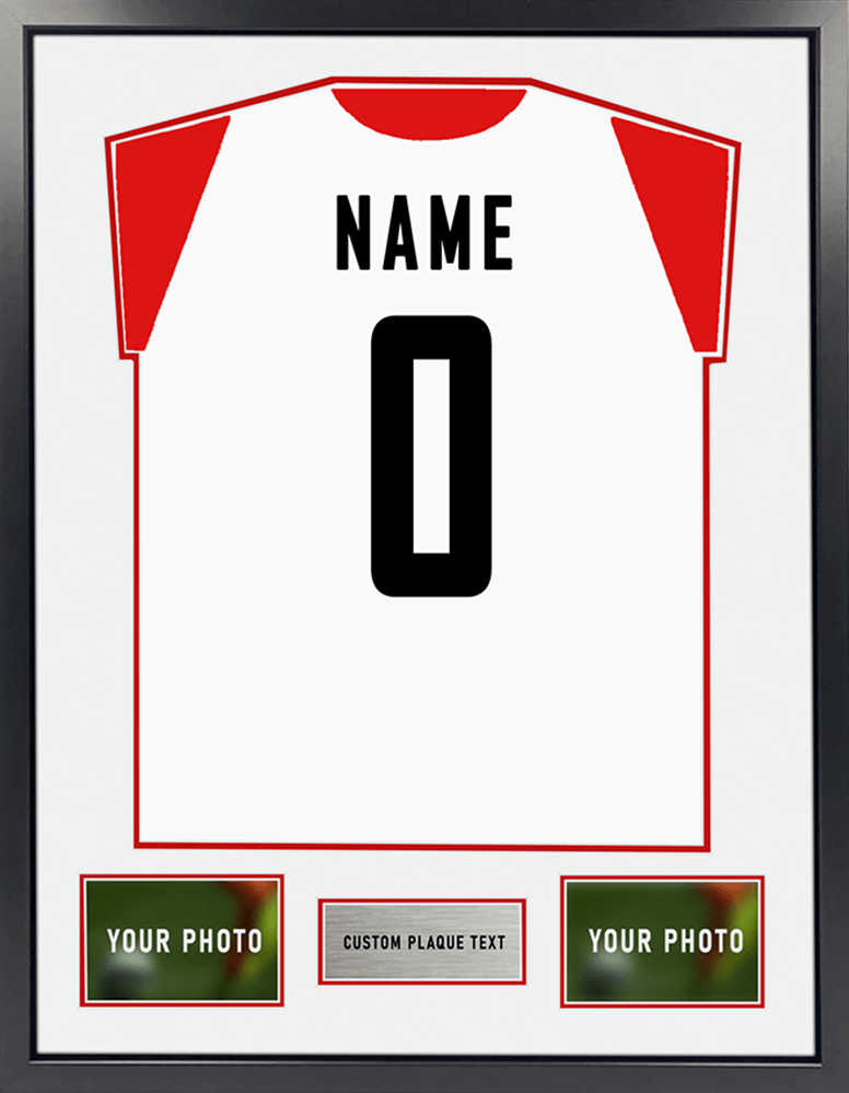 White and Red Shirt Framing Kit