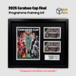 Carabao Cup Final Programme Framing Kit