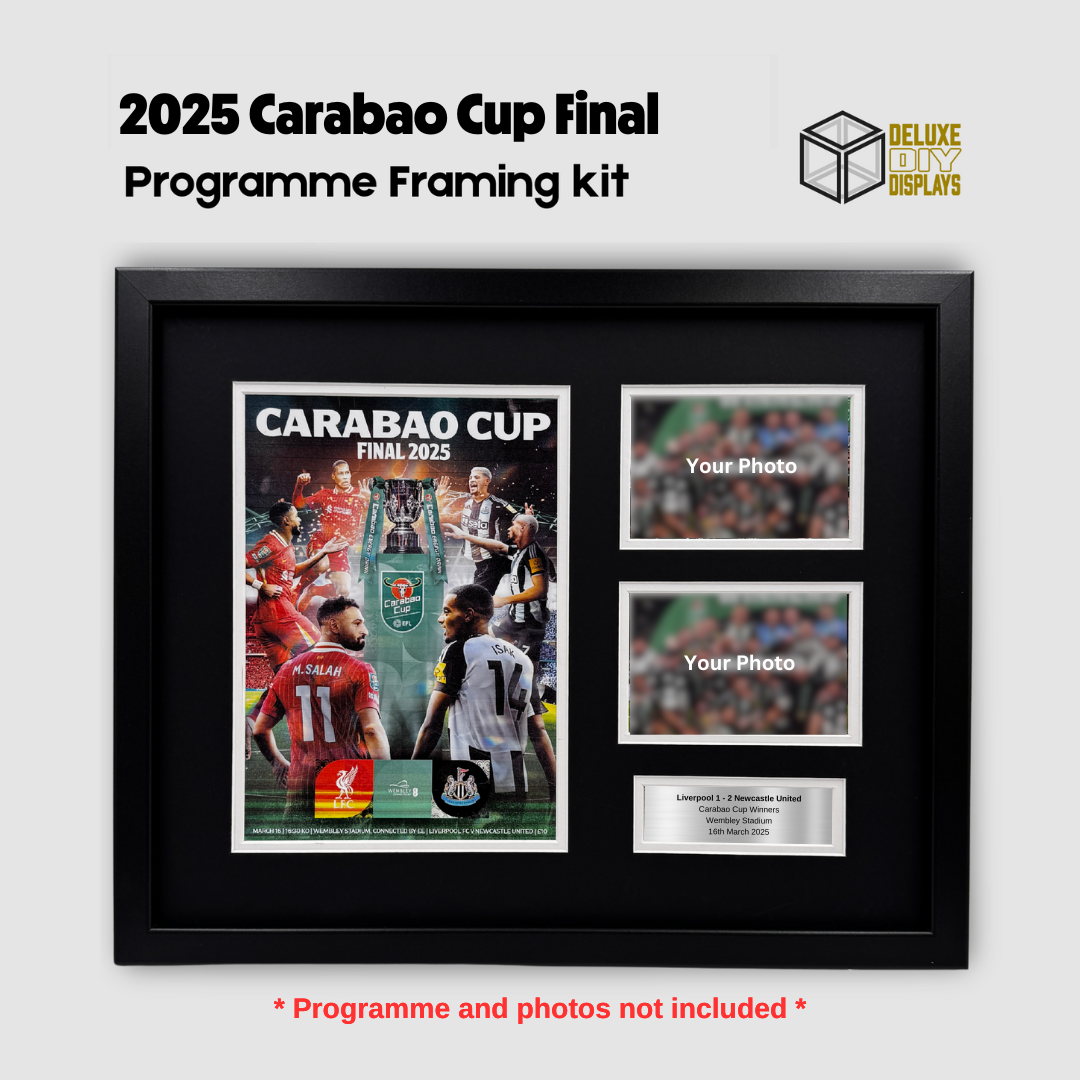 1 Carabao Cup Final Programme Framing Kit - Image 1