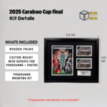 Carabao Cup Final Programme Framing Kit - Image 2