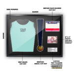 2025 Manchester Marathon Medal and Vest Framing Kit - Image 2