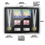 2025 Paris Marathon Double Medal Framing Kit - Image 2