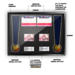 2025 Manchester Marathon Double Medal Framing Kit - Image 2