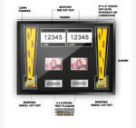 London Landmarks Half Double Medal Framing Kit (3)