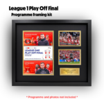 Charlton Athletic 2025 League 1 Play Off Winners Programme Framing Kit