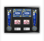 2025 Leeds Marathon Marathon Double Medal Framing Kit