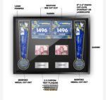2025 Leeds Marathon Marathon Double Medal Framing Kit - Image 2