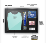 2025 Leeds Marathon Medal and Vest Framing Kit - Image 2