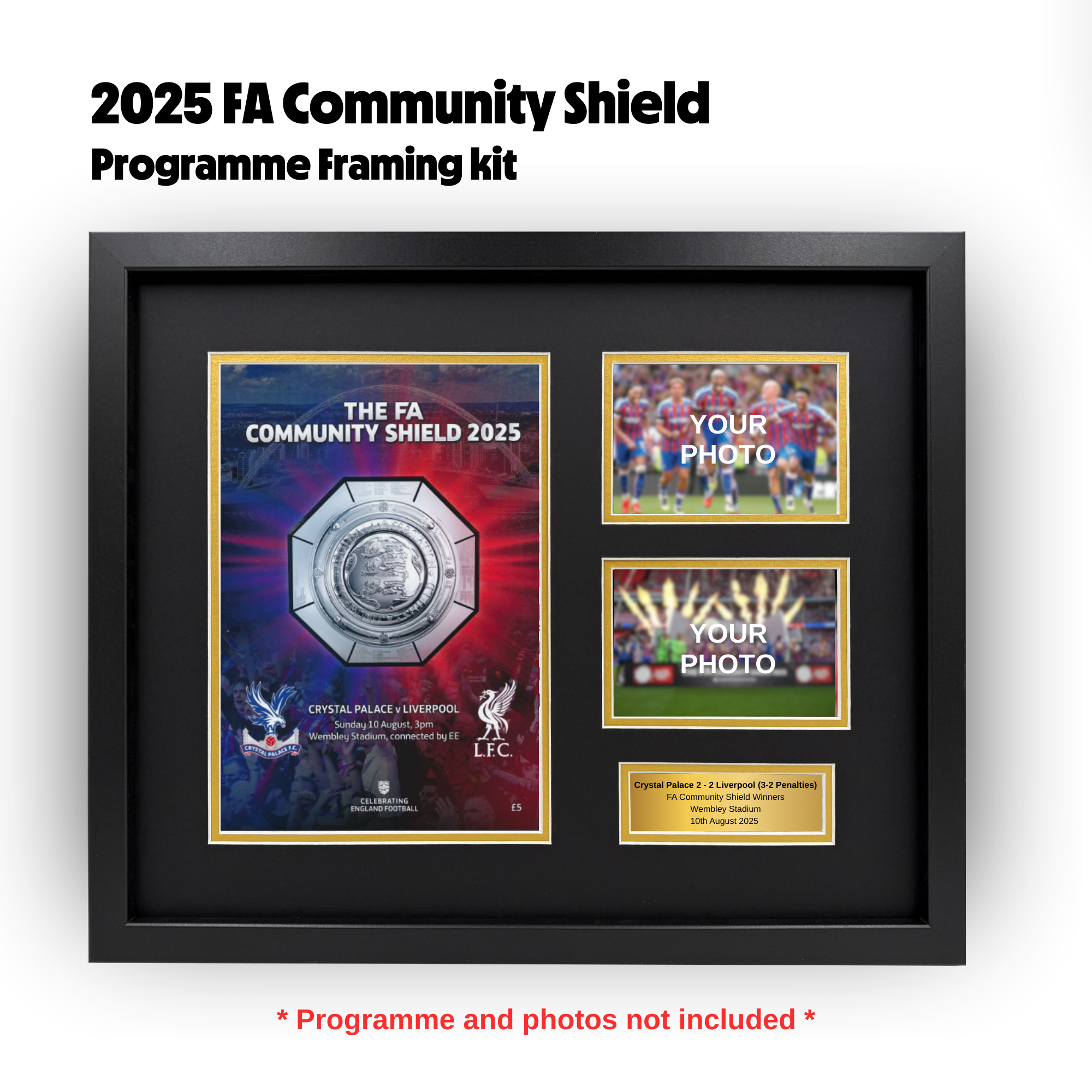 FA Community Shield Programme Framing Kit FA Community Shield Programme Framing Kit
