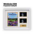 2025 Wimbledon Tennis Programme Framing Kit