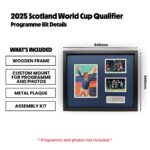 2025 Scotland World Cup Qualifier Programme Framing Kit - Image 2