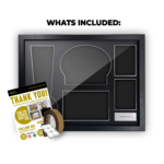Custom Triathlon Medal, Number and Swimming Cap Framing Kit - Image 4